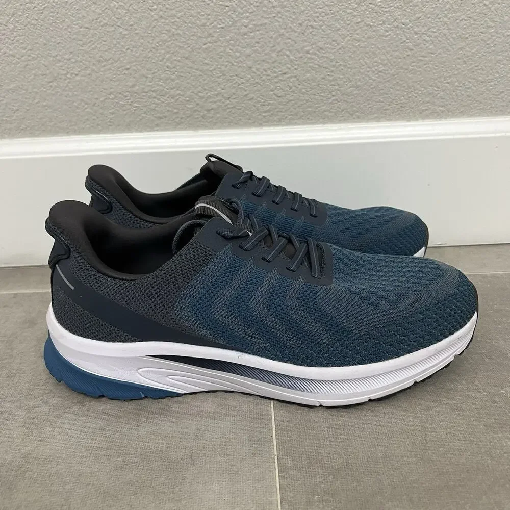 Orthofeet Tilos Size 10.5 Blue 2E X-Wide Orthopedic Walking Sneakers Shoes